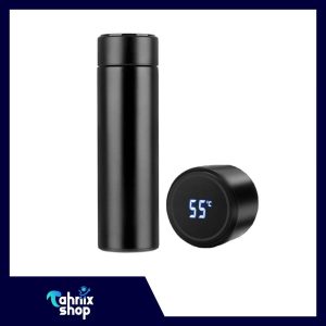 Modern Style Hot & Cold Flask With Led Temperature Monitor – Black Color