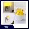 Yellow Duck With Egg Shape Led Night Light