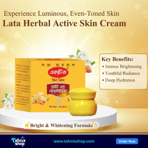 Lata Herbal Active Bright Cream – 12gm